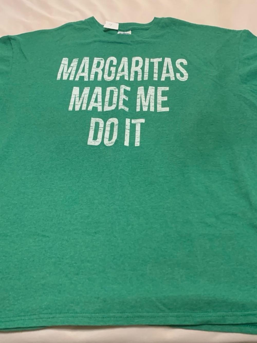 Delta Green Graphic Tee with White Print